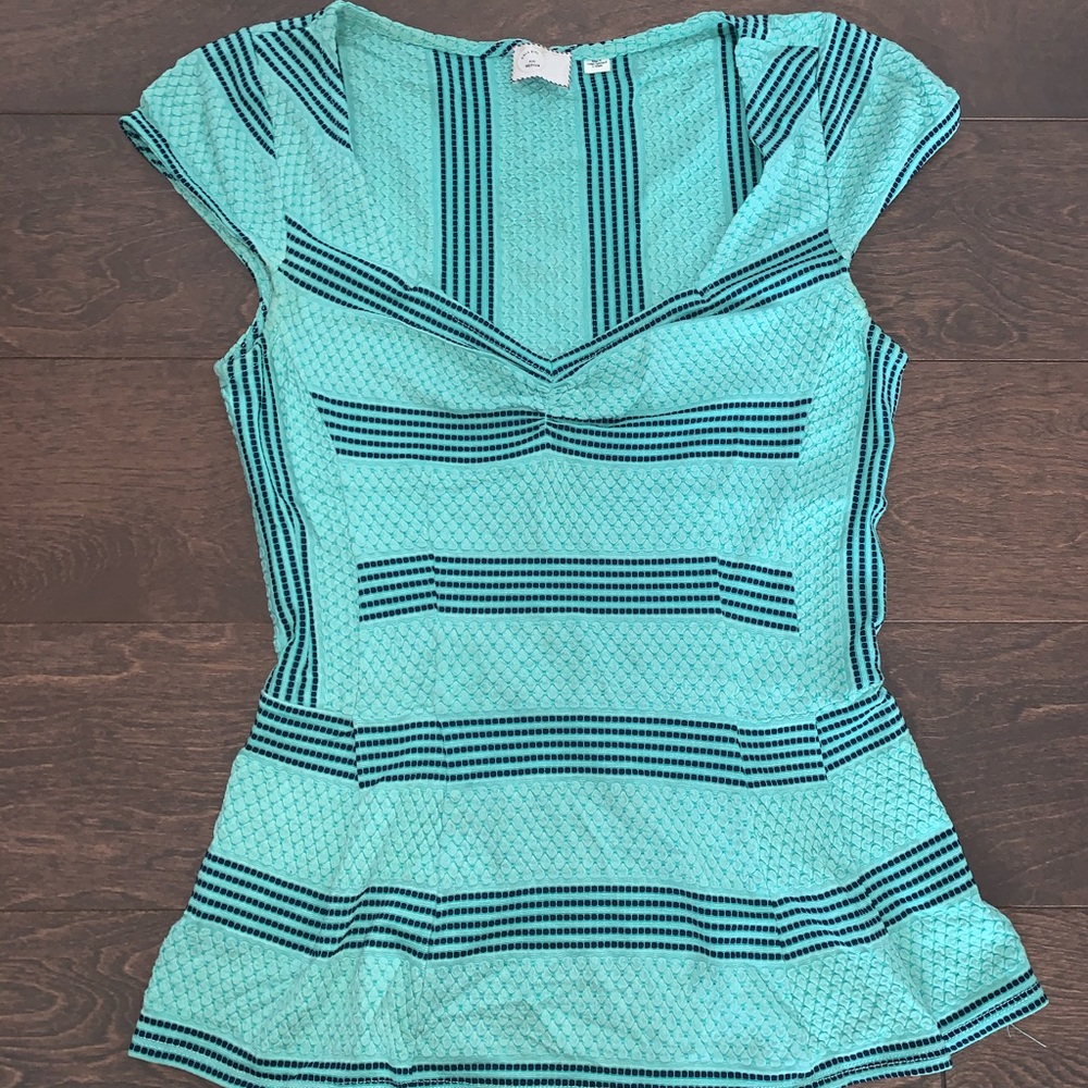 Beautiful mint green peplum top